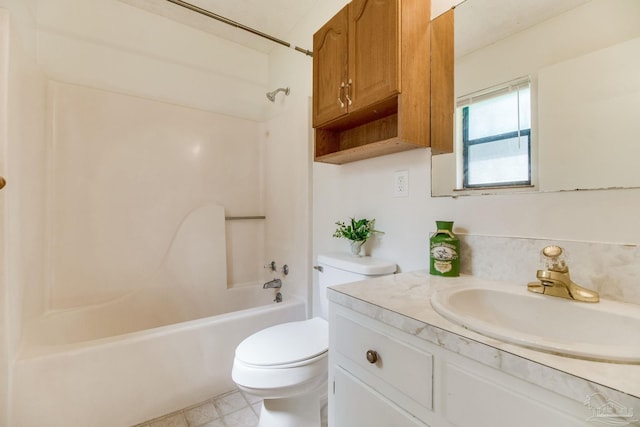 8500 Blue Jay Way, Pensacola, FL 32534 - full bathroom with vanity, toilet, and tub / shower combination
