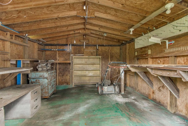 8500 Blue Jay Way, Pensacola, FL 32534 - storage area with a garage