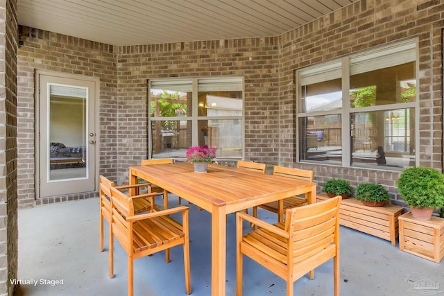 205 Webb St, Cantonment, FL 32533 - view of patio with outdoor dining area