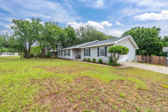 4793 Coronado Cir, Crestview, FL 32539 - ranch-style home with concrete driveway and an attached garage