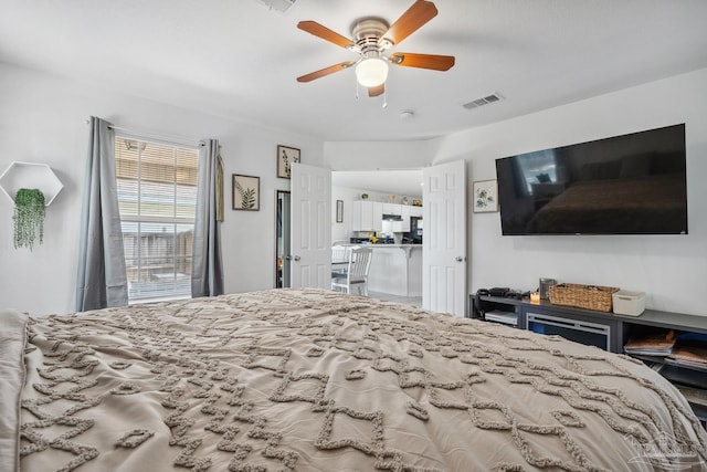 80 Woodland St, Cantonment, FL 32533 - bedroom with a ceiling fan