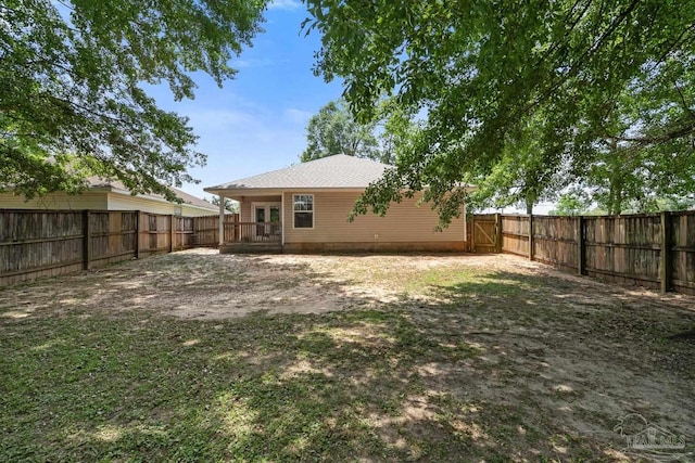 80 Woodland St, Cantonment, FL 32533 - back of property featuring a fenced backyard