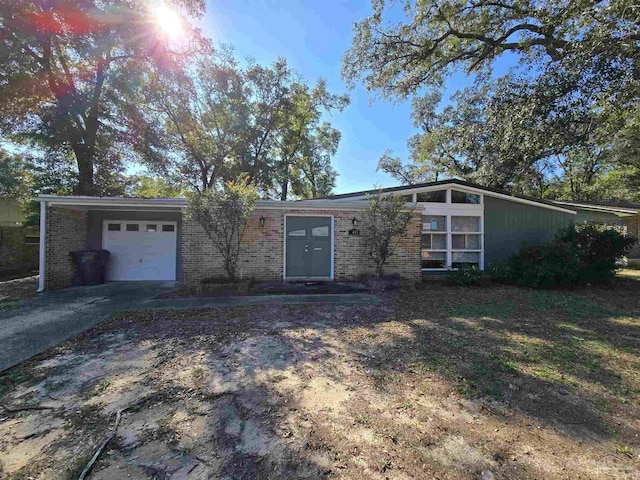 ranch-style house with a garage