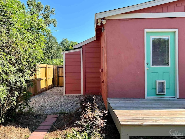 view of outbuilding