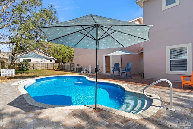 1669 Tidewater Ln, Navarre, FL 32566 - view of pool featuring a fenced backyard and a patio
