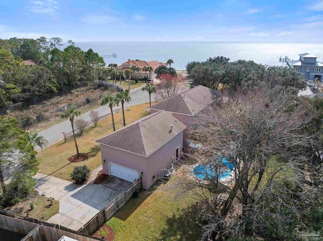 1669 Tidewater Ln, Navarre, FL 32566 - aerial view of a large body of water