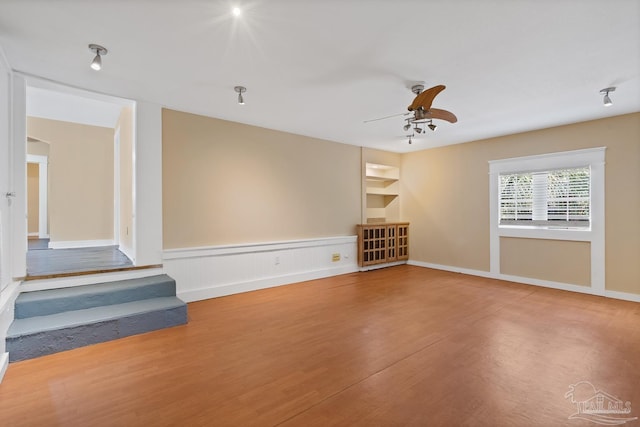 506 E Scott St, Pensacola, FL 32503 - spare room with a ceiling fan and wood finished floors