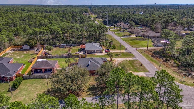 7770 Fenwick St, Navarre, FL 32566 - aerial perspective of suburban area with a forest