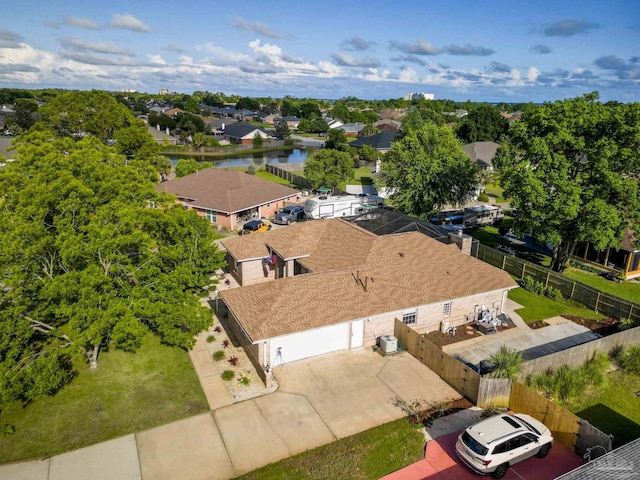 5140 Grumann Dr, Pensacola, FL 32507 - aerial perspective of suburban area featuring a nearby body of water
