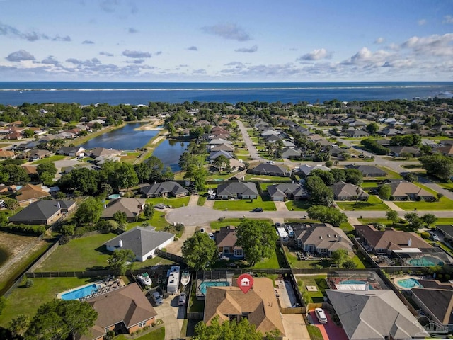 5140 Grumann Dr, Pensacola, FL 32507 - view of property location featuring a large body of water, nearby suburban area, and a pool