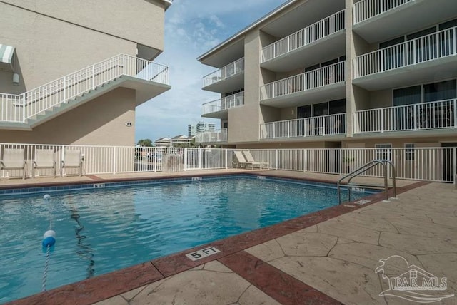 view of pool