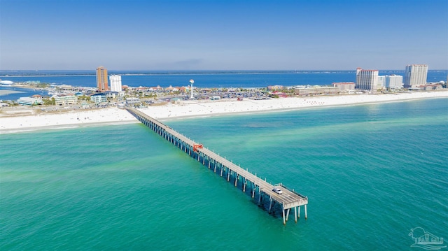 1111 Ft Pickens Rd Unit 524, Pensacola Beach, FL 32561 - view of urban area featuring expansive beach