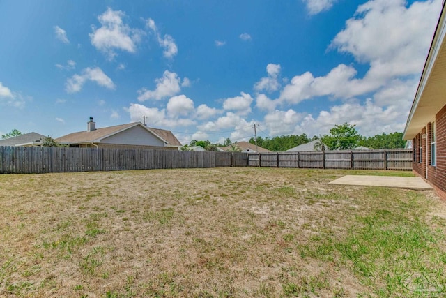 3086 Myrshine Dr, Pensacola, FL 32506 - view of yard with a patio area and a fenced backyard