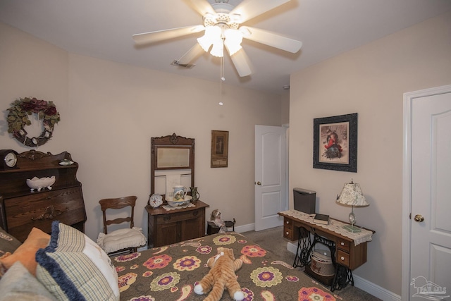 1013 Patriot Pl, Pensacola, FL 32534 - bedroom with ceiling fan and light colored carpet