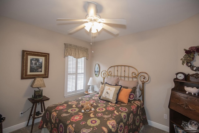 1013 Patriot Pl, Pensacola, FL 32534 - bedroom with carpet floors and ceiling fan