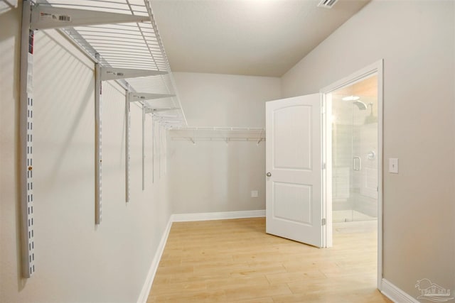 2665 Tulip Hill Rd, Pace, FL 32571 - spacious closet featuring light wood-style flooring