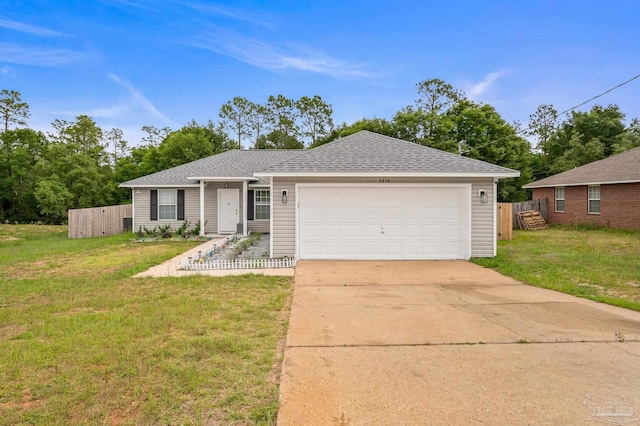 6856 Old W Ln, Milton, FL 32570 - single story home featuring an attached garage, concrete driveway, and roof with shingles