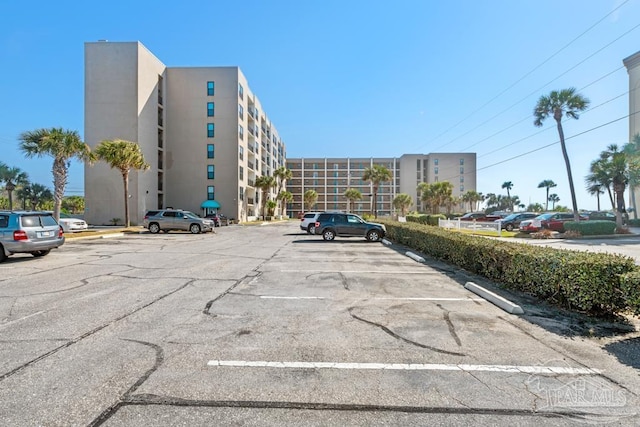 view of parking