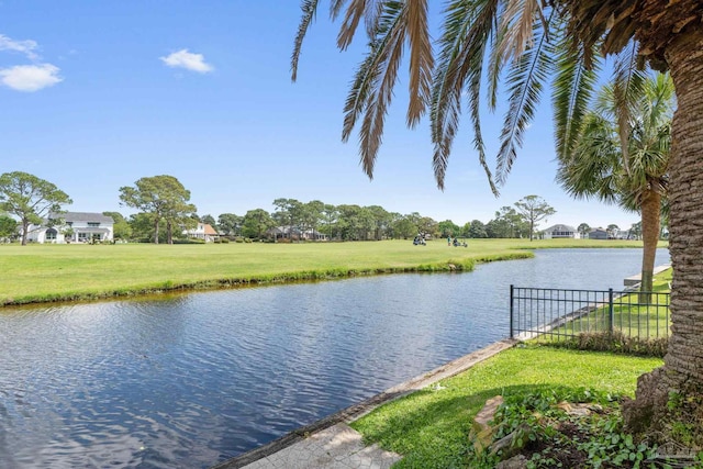 1124 Willowood Cir, Gulf Breeze, FL 32563 - view of water feature with fence