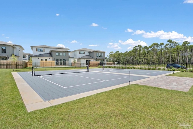 5611 Trout Ln, Pensacola, FL 32507 - view of tennis court with community basketball court