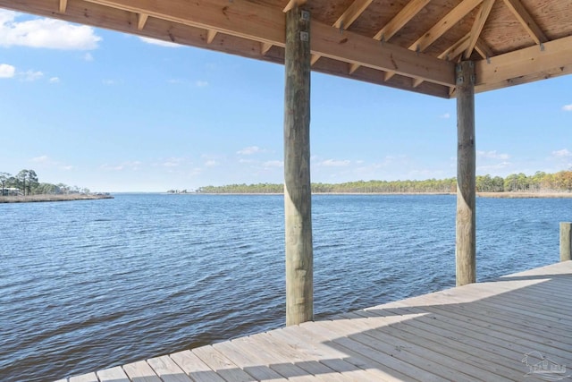 5611 Trout Ln, Pensacola, FL 32507 - dock featuring a water view