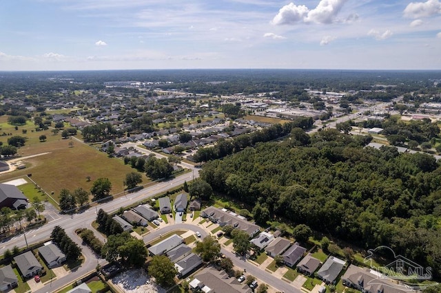 birds eye view of property featuring a residential view