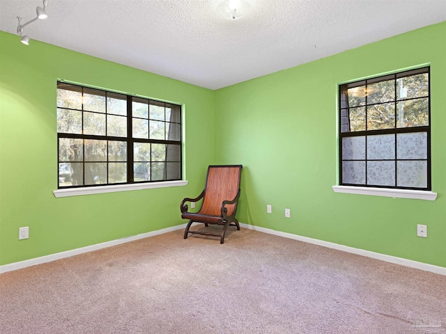 2701 E De Soto St, Pensacola, FL 32503 - unfurnished room with a textured ceiling, carpet floors, healthy amount of natural light, and baseboards