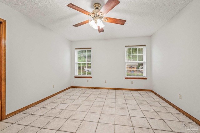 4420 Bellwood Cir, Pace, FL 32571 - unfurnished room with a textured ceiling and a ceiling fan