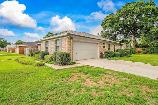 4420 Bellwood Cir, Pace, FL 32571 - ranch-style home featuring brick siding, a garage, and driveway