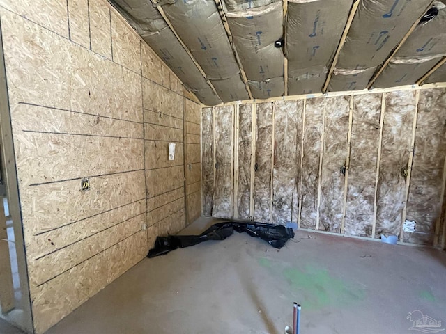 view of basement