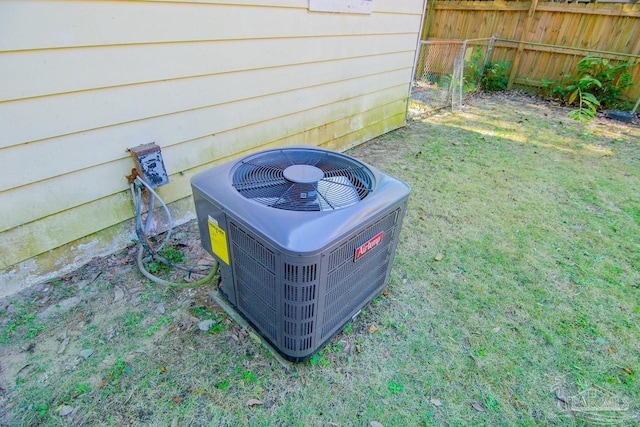 details featuring central air condition unit