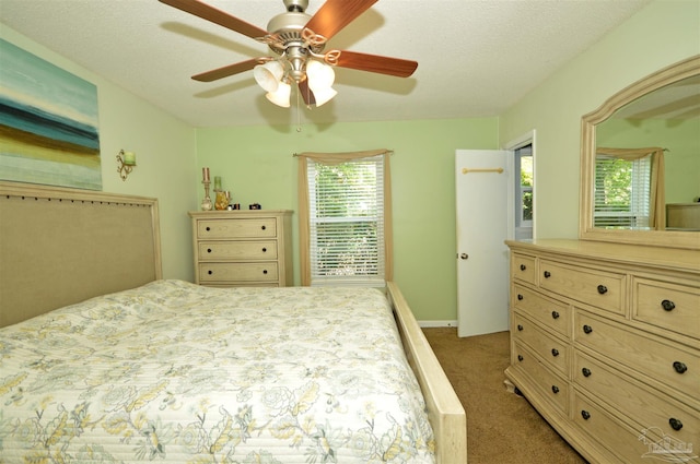 5845 Keystone Rd, Pensacola, FL 32504 - bedroom with light carpet and ceiling fan