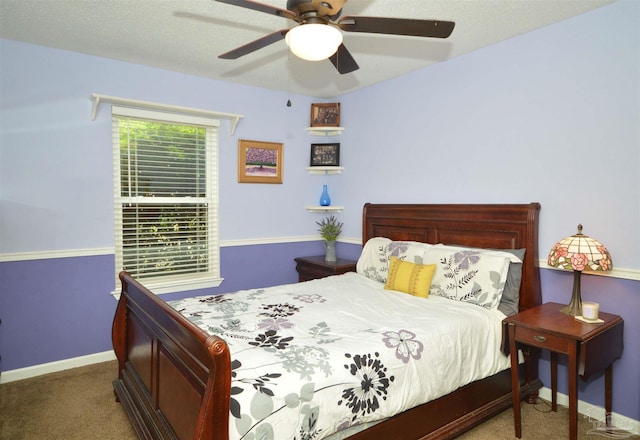 5845 Keystone Rd, Pensacola, FL 32504 - carpeted bedroom featuring a ceiling fan and baseboards