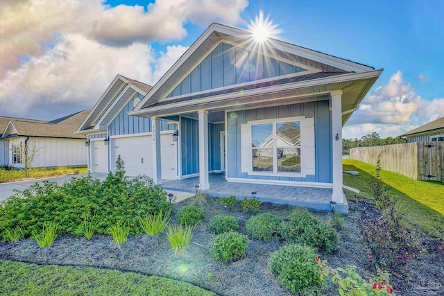 view of front of home with a porch