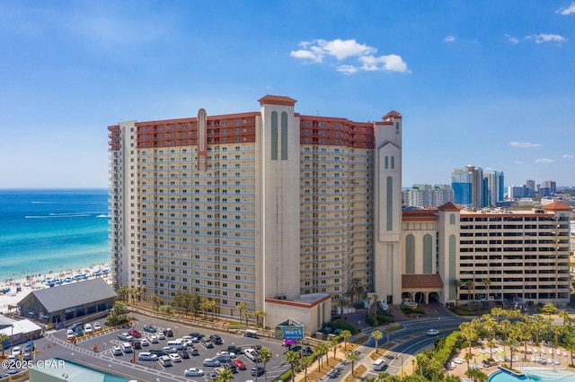 property's view of city with a water view