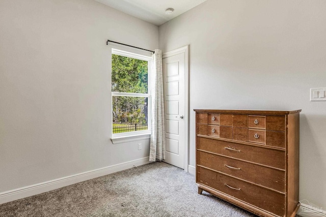 unfurnished bedroom with carpet