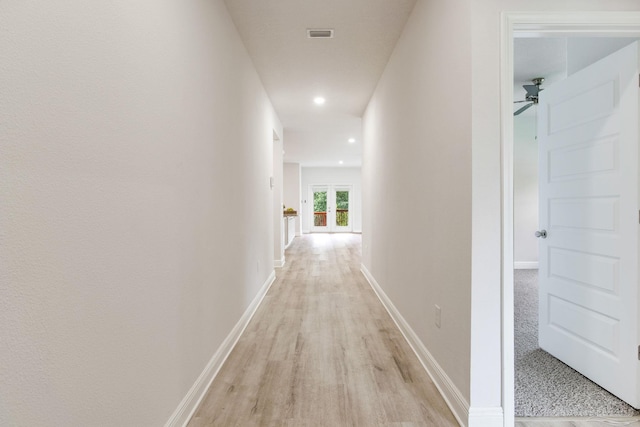 7822 Burnside Loop, Pensacola, FL 32526 - hall featuring light wood-style flooring and recessed lighting