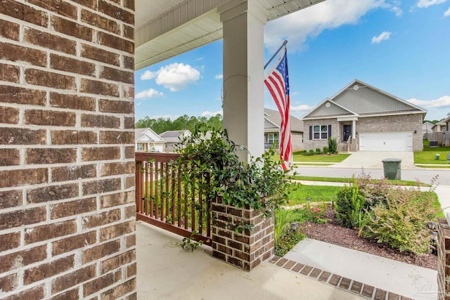 7822 Burnside Loop, Pensacola, FL 32526 - covered porch with driveway
