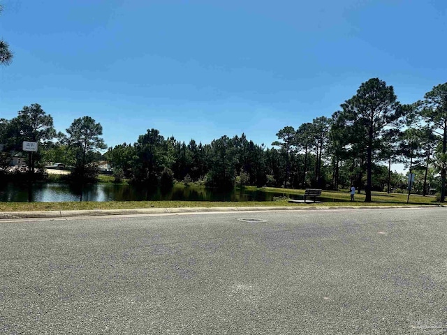 1181 Adrian Way, Milton, FL 32583 - view of asphalt street with curbs and a water view