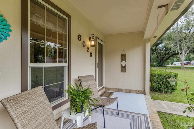 6028 Laurelwood Dr, Milton, FL 32570 - view of covered porch