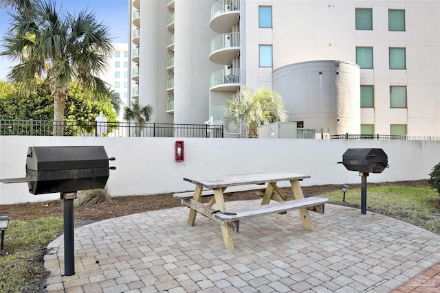 view of home's community with a patio