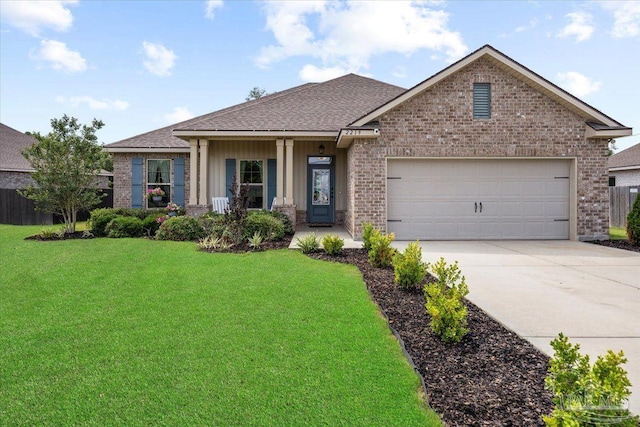 2219 River Birch Rd, Gulf Breeze, FL 32563 - view of front of home featuring brick siding, driveway, an attached garage, and a shingled roof