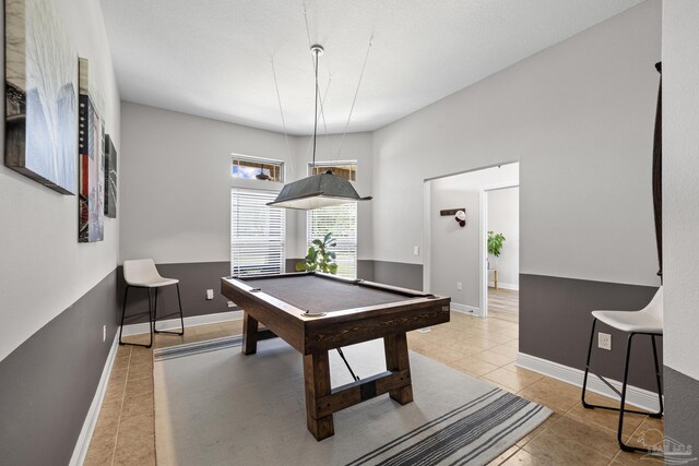 5613 Cane Syrup Cir, Pace, FL 32571 - playroom with tile patterned flooring, pool table, and baseboards