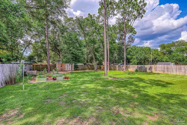 5613 Cane Syrup Cir, Pace, FL 32571 - view of yard featuring a garden