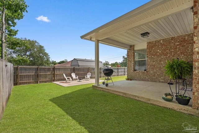 6742 Britt St, Navarre, FL 32566 - view of yard with a patio
