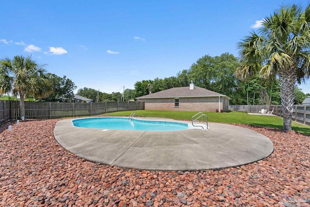 6742 Britt St, Navarre, FL 32566 - view of swimming pool with a patio