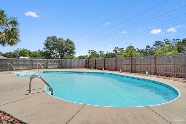 6742 Britt St, Navarre, FL 32566 - view of swimming pool featuring a fenced backyard