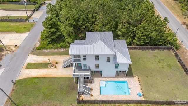 drone / aerial view