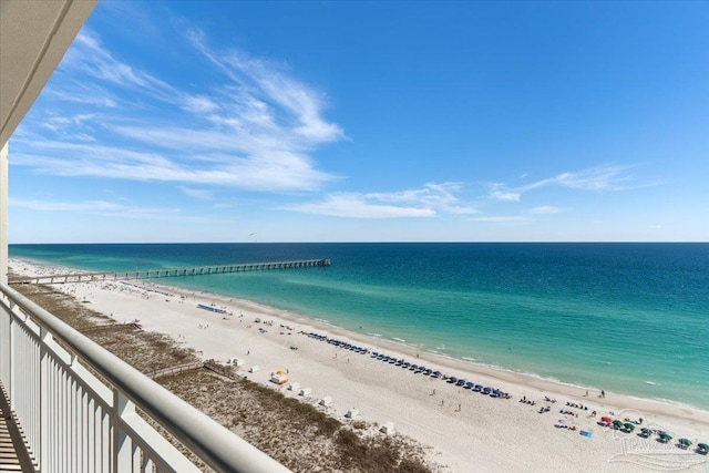 8499 Gulf Blvd Unit 1303, Navarre Beach, FL 32566 - water view featuring nearby beach