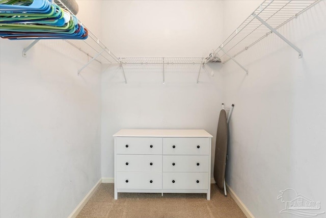 8499 Gulf Blvd Unit 1303, Navarre Beach, FL 32566 - walk in closet featuring light carpet